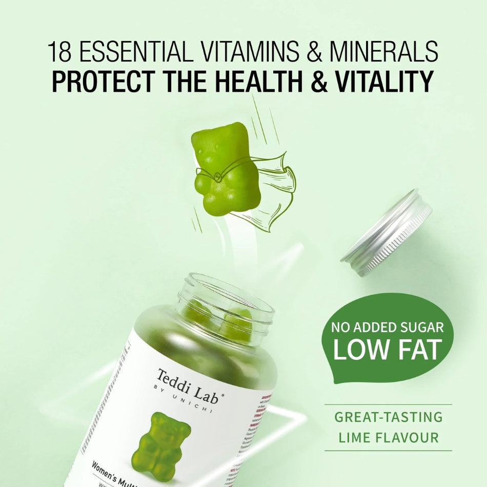 Teddi Lab Women's Multi-Nutrient Gummy 60's TL0012