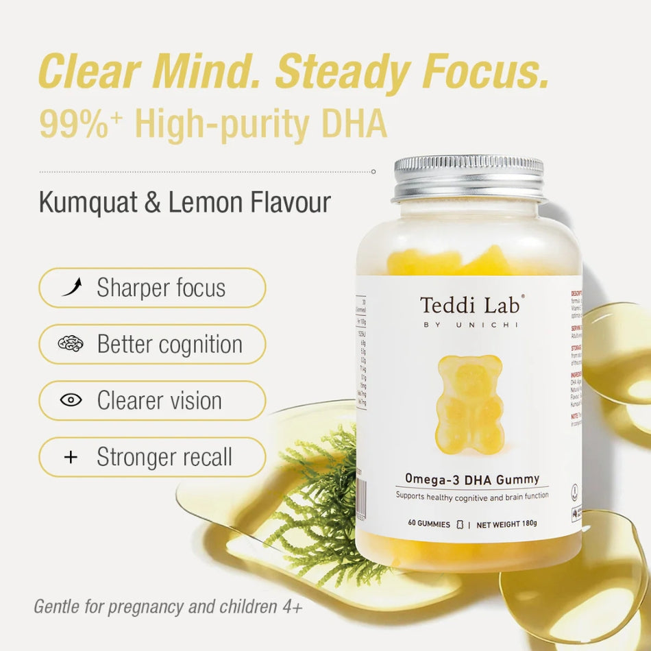Teddi Lab Omega-3 DHA Gummy 60's TL0013
