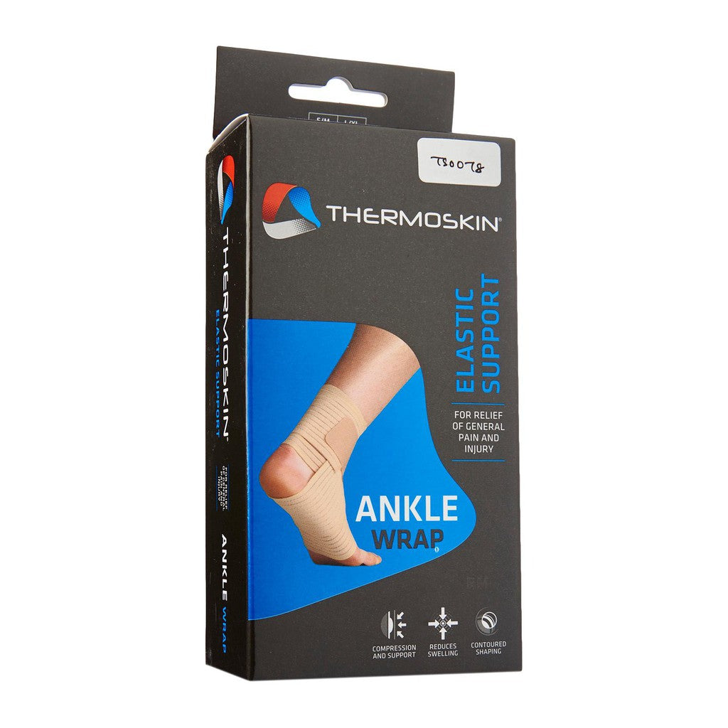 Thermoskin Elastic Ankle Wrap, Beige