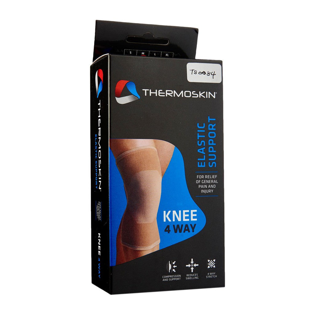 Thermoskin Elastic Knee 4-Way Stretch, Beige, M TS0084