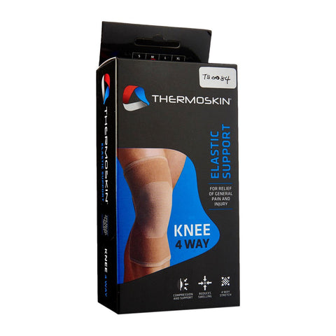 Thermoskin Elastic Knee 4-Way Stretch, Beige, M TS0084