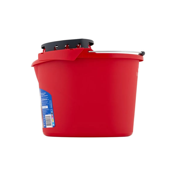 Vileda Supermocio Power Press Bucket VA0012, red