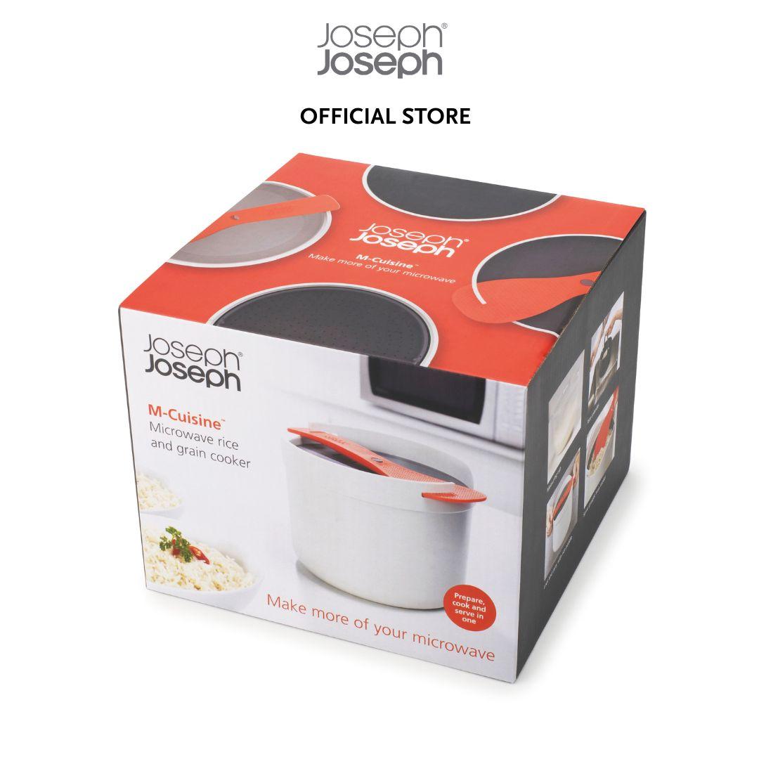 Joseph Joseph M-Cuisine White Microwave Rice Cooker JJ0144 (Microwave Safe)