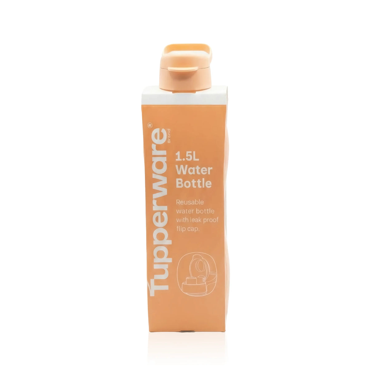 Tupperware Eco Water Bottle (1.5L, Peach) TP0020