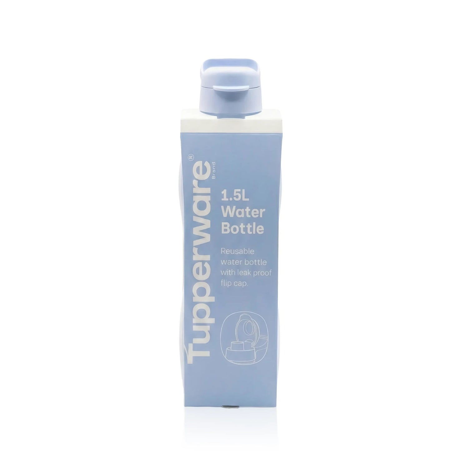 Tupperware Eco Water Bottle (1.5L, Ice Blue) TP0019
