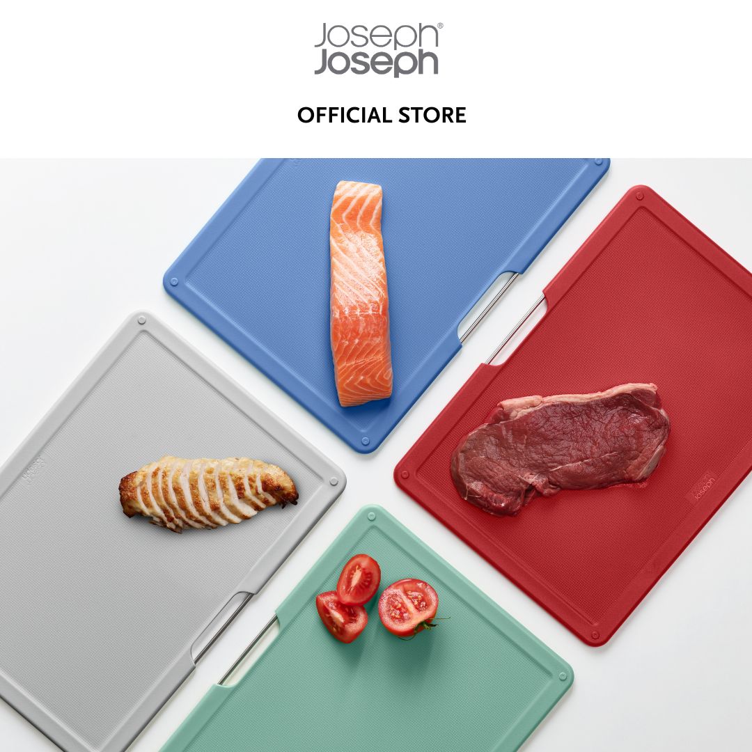 Joseph Joseph Folio™ 4-piece Coast Silver Chopping Board Set Large JJ0205