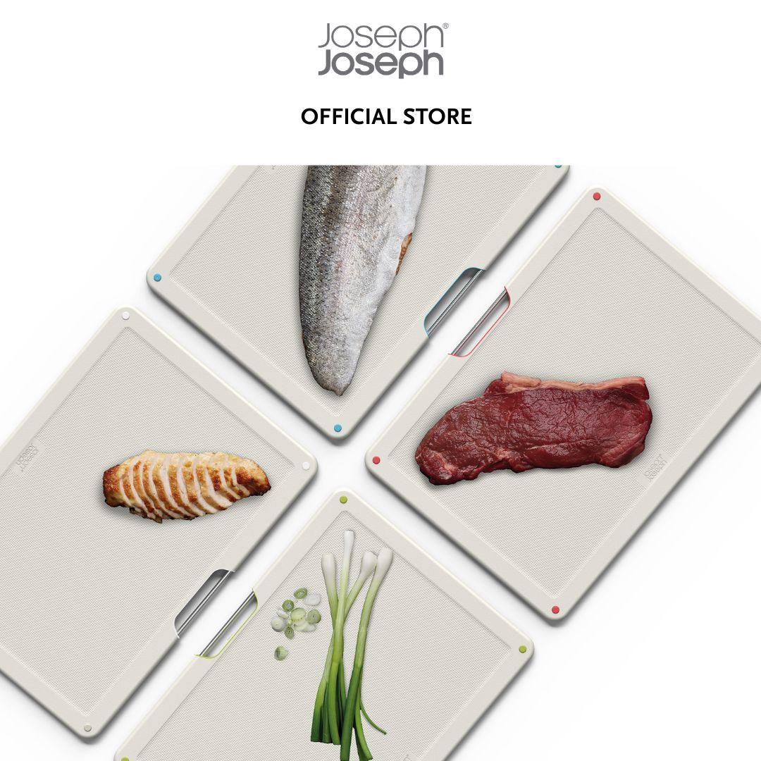 Joseph Jospeh Folio Steel 4-piece Stone Chopping Board Set With Stainless-Steel Case JJ0142