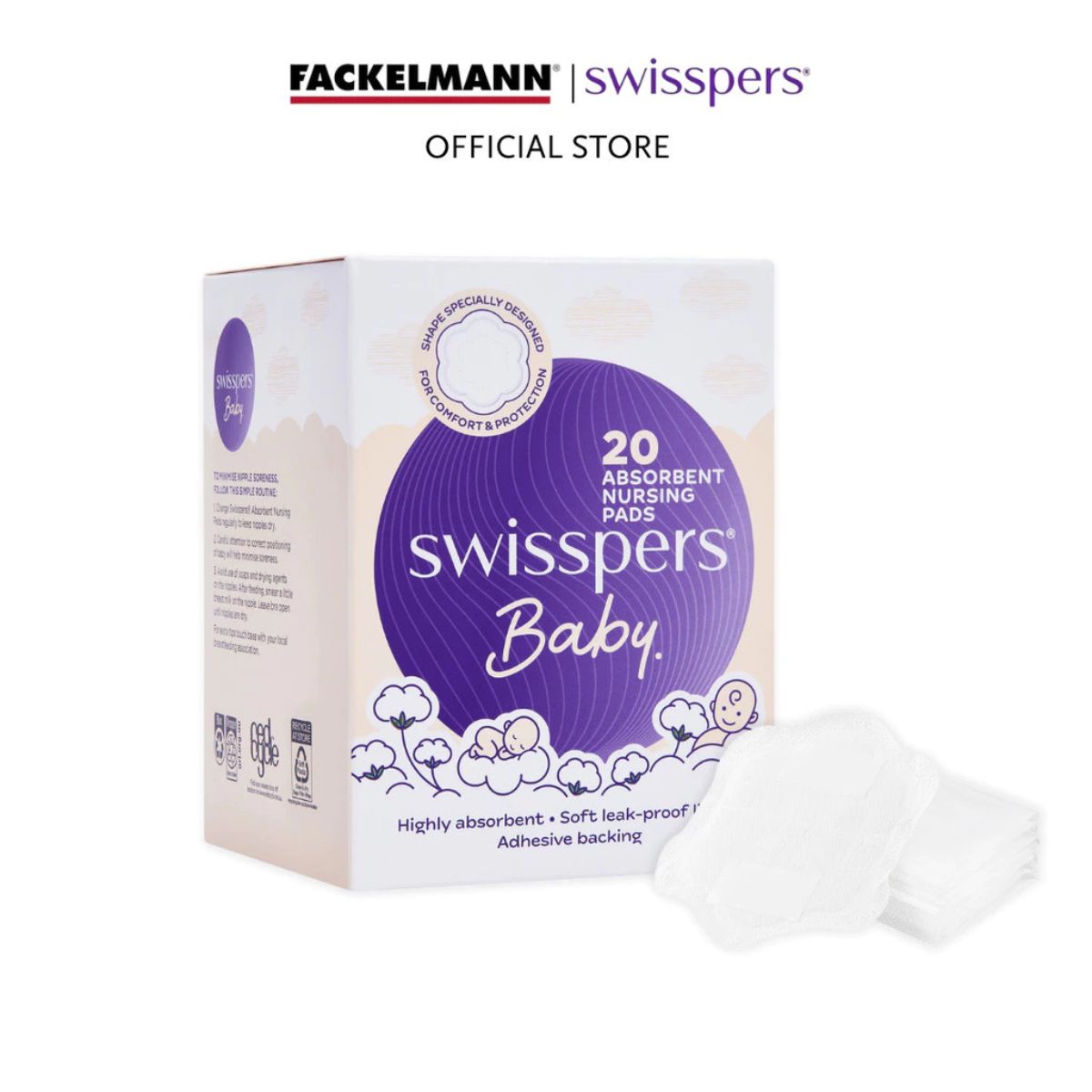 Swisspers Nursing Pads 20s SC0041