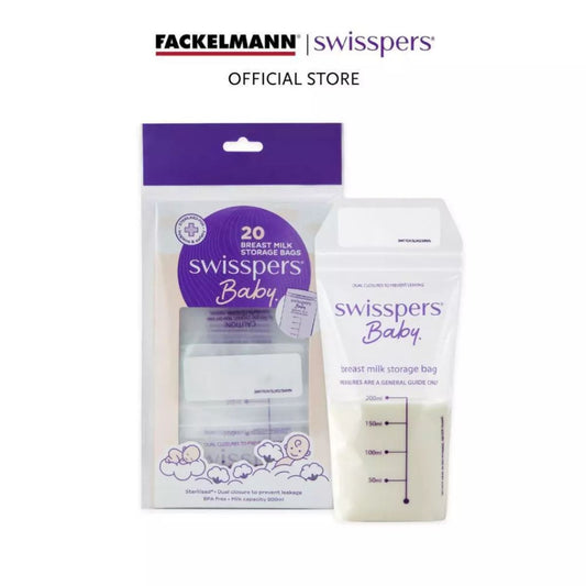 Swisspers Breast Milk Storage Bags 20 Pack SC0042