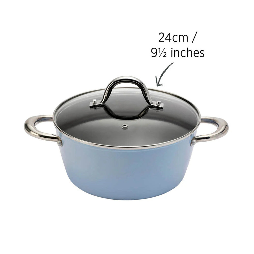 [Fackelmann] Easycook Blue Non-stick Casserole 24cm HW1234