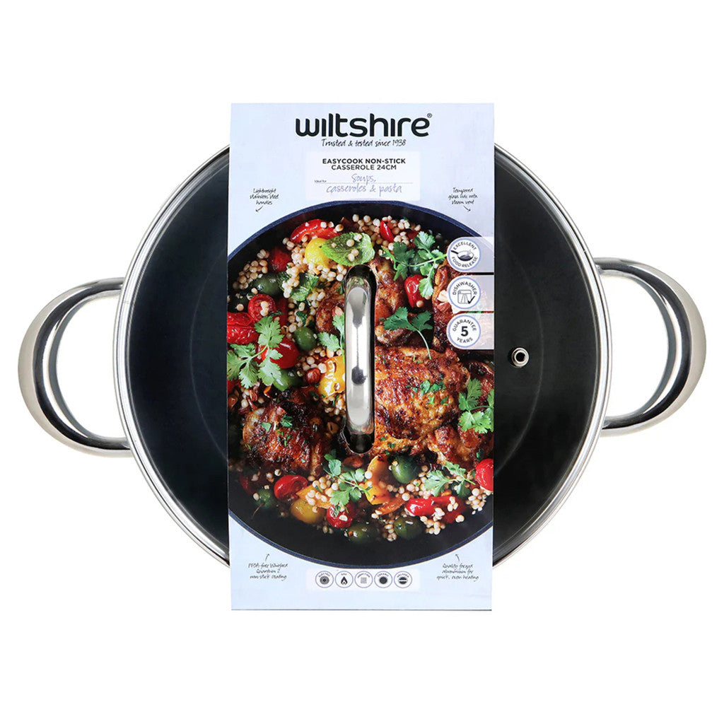 [Fackelmann] Easycook Blue Non-stick Casserole 24cm HW1234
