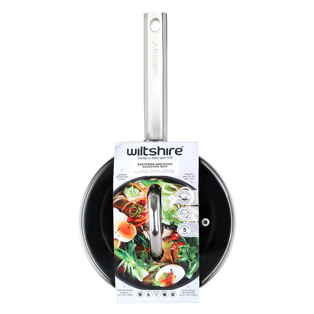 [Fackelmann] Wiltshire 18cm Easycook Blue Non-stick Saucepan HW1232 Birthday Gift