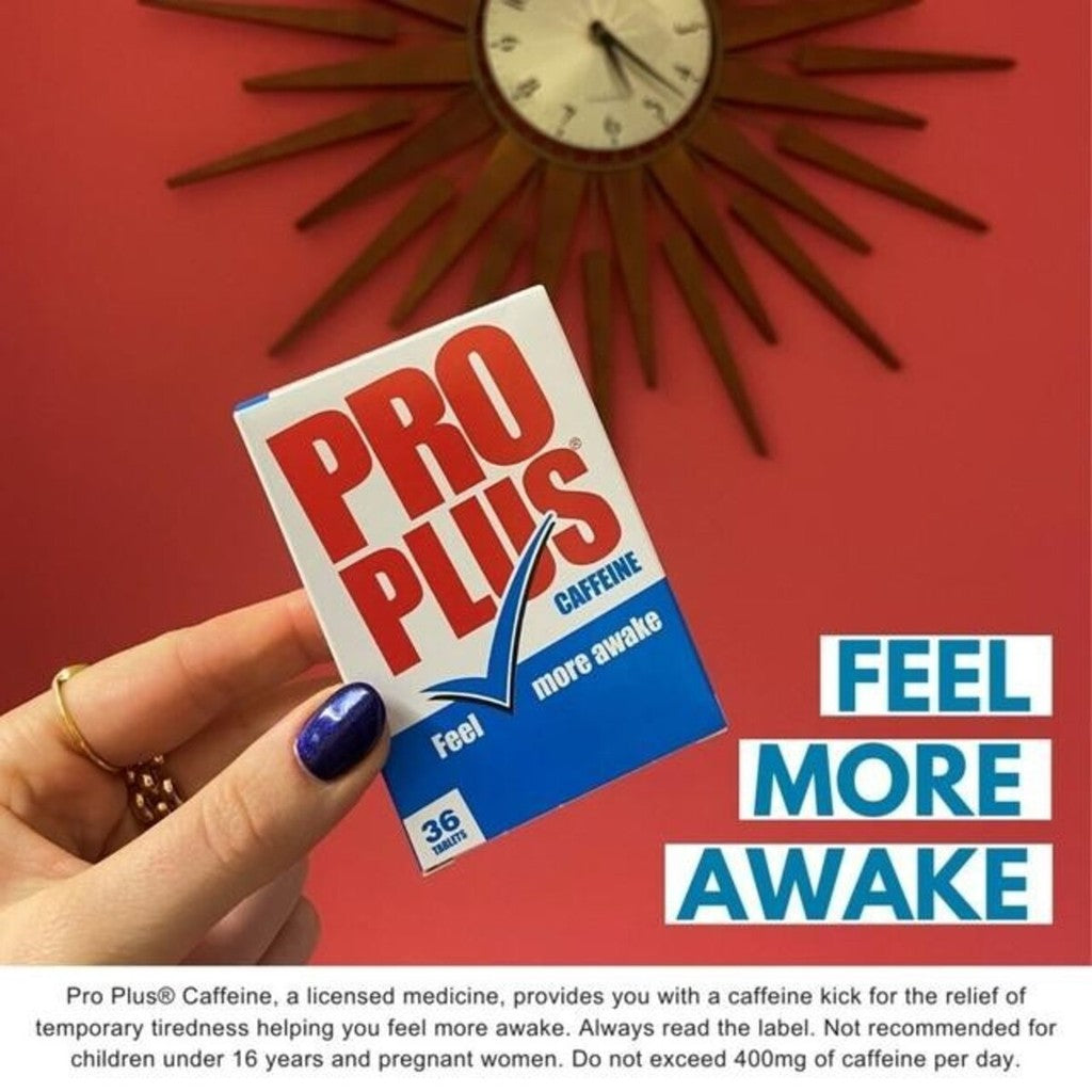 Pro Plus Caffeine Tablets 24's Relief Tiredness & Fatigue (Sugar Free) LN0018