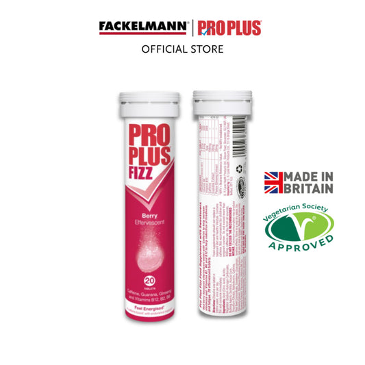 Pro Plus Fizz 20’s Berry (Reduce Tiredness and Fatigue, Contain Caffeine, Ginseng, Vitamin B) LN0017
