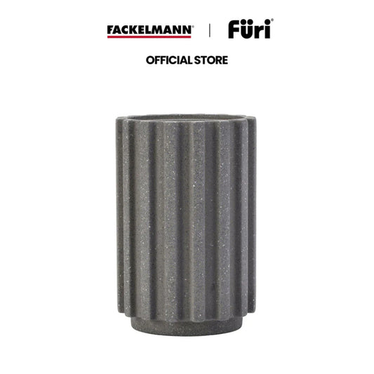 [Fackelmann] Radial Stone Utensil Holder Flint Terrazzo HW1240