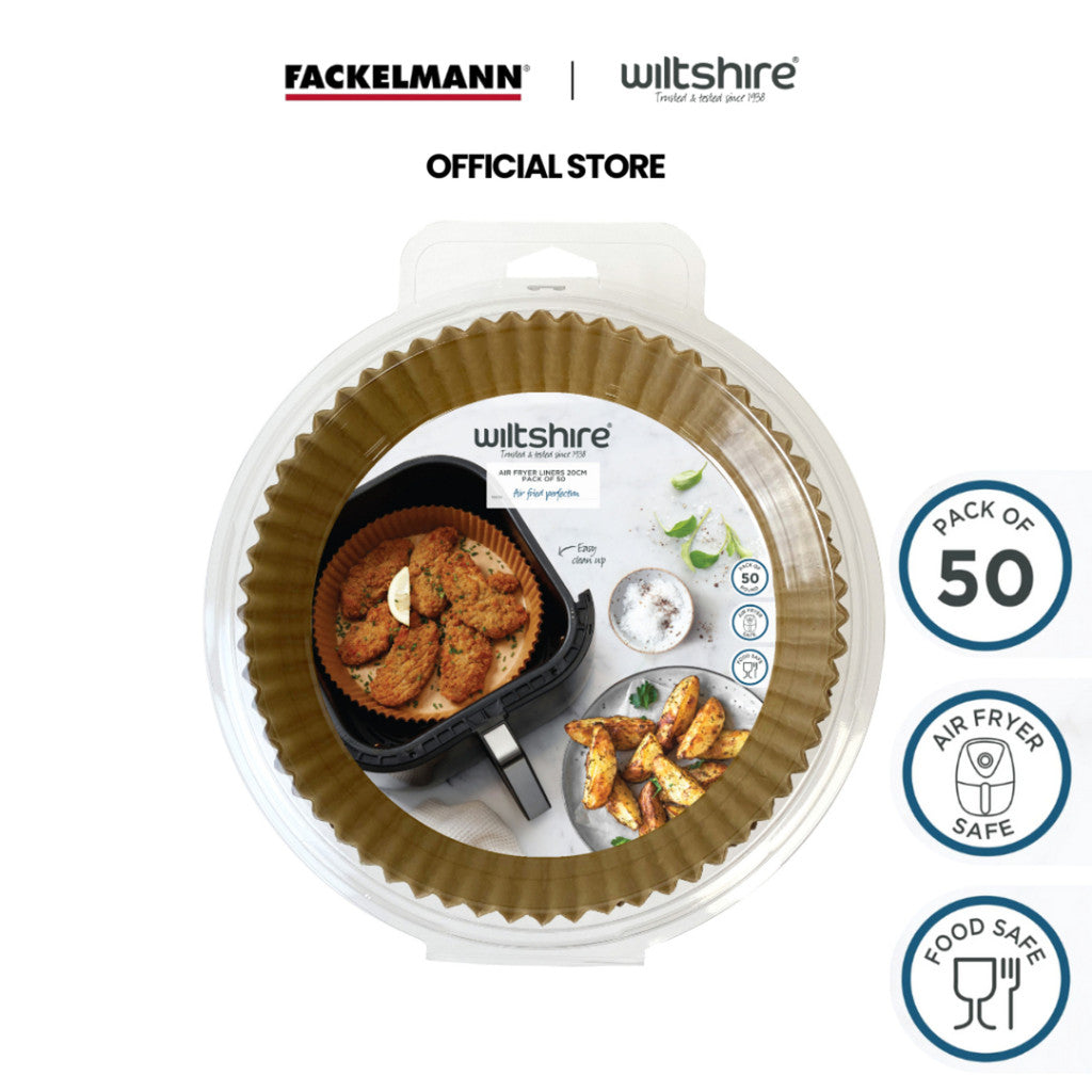 [Fackelmann] Wiltshire Air Fryer Liners 20cm Pack of 50 Round HW1277