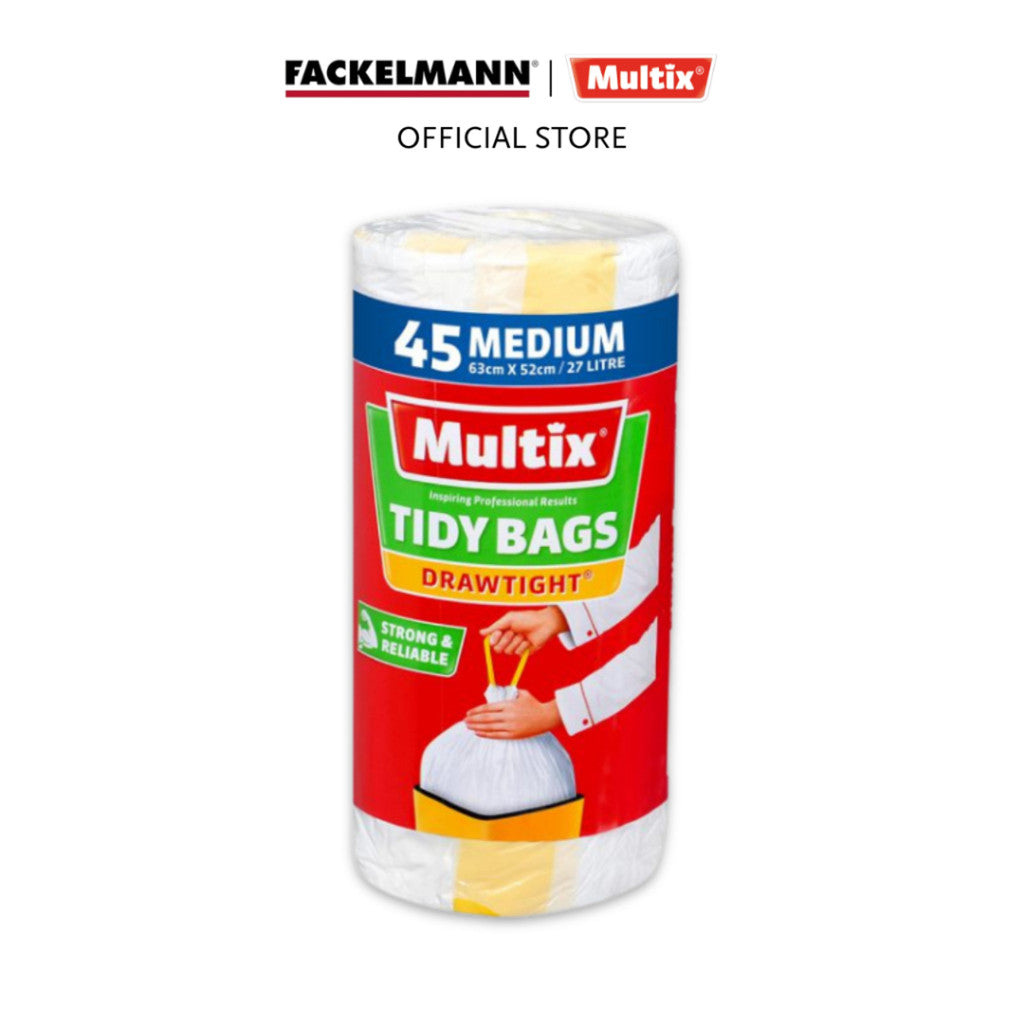 Multix Drawtight Medium Tidy Bag, 63cm x 52cm (45bags/pack) MT0096 Garbage bag Trash bag