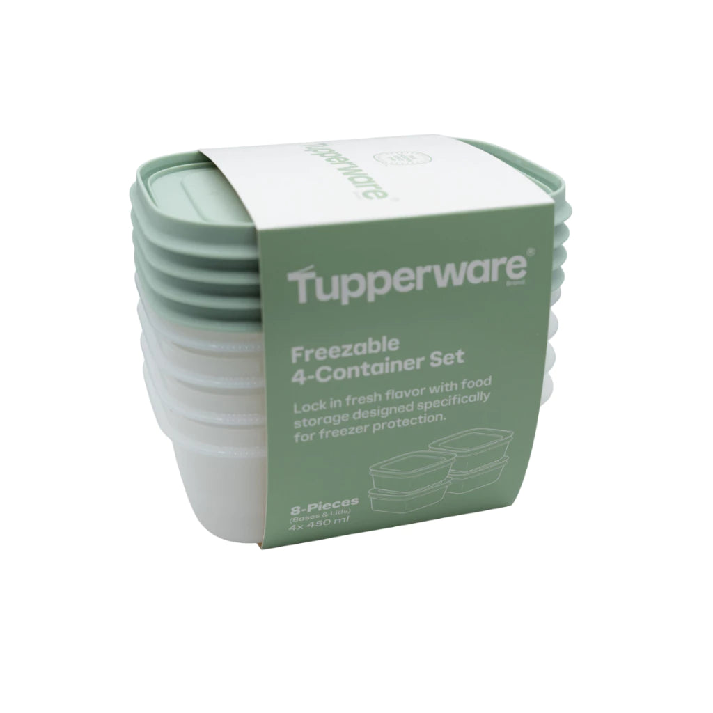 Tupperware Freezable 4pcs Container Set (4X450ml) TP0002