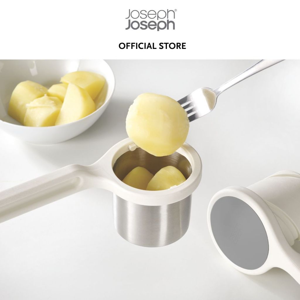 Joseph Joseph Helix Series White Potato Ricer JJ0087 / Yellow Citrus Juicer JJ0088 / Green Garlic Press JJ0089