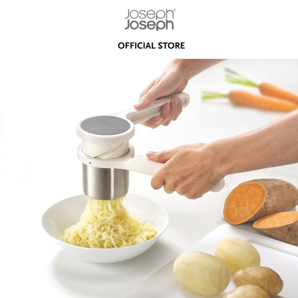 Joseph Joseph Helix Series White Potato Ricer JJ0087 / Yellow Citrus Juicer JJ0088 / Green Garlic Press JJ0089
