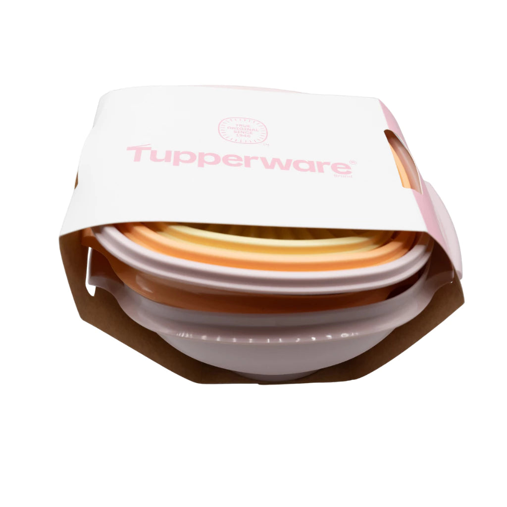 Tupperware Heritage 3pcs Bowl Set (1x860ml/1x1.3L /1x1.9L) TP0016