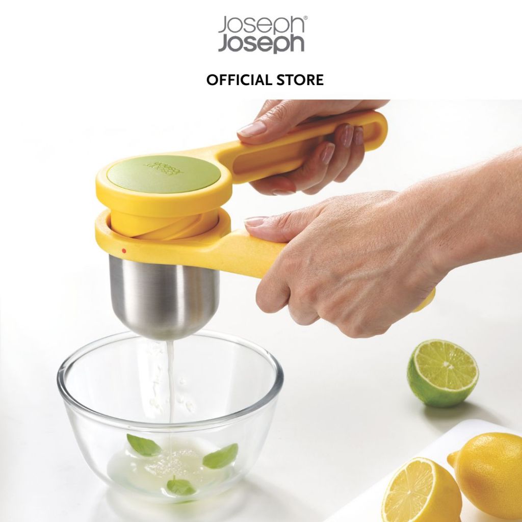 Joseph Joseph Helix Series White Potato Ricer JJ0087 / Yellow Citrus Juicer JJ0088 / Green Garlic Press JJ0089
