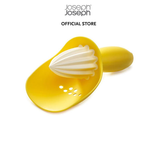 Joseph Joseph Catcher™ Yellow Citrus Reamer Manual Lemon Squeezer Lime Squeezer JJ0083 Lemon Juicers Tool
