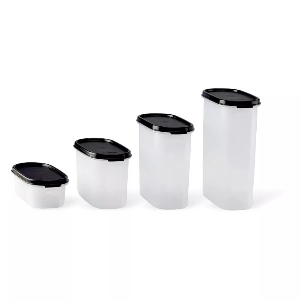 Tupperware Oval Modular Dry Food 6pcs Container Set (1x2.3L/1x1.7L/1X1.1L/3x500ml) TP0007