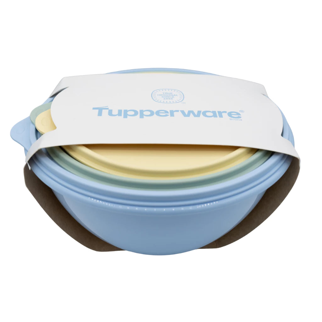 Tupperware Original 3pcs Bowl Set (1x1.1L/1x1.7L/1x2.5L) TP0015
