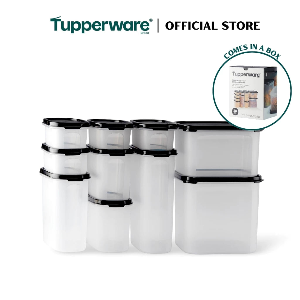 Tupperware Modular Dry Food 10pcs Container Set TP0005