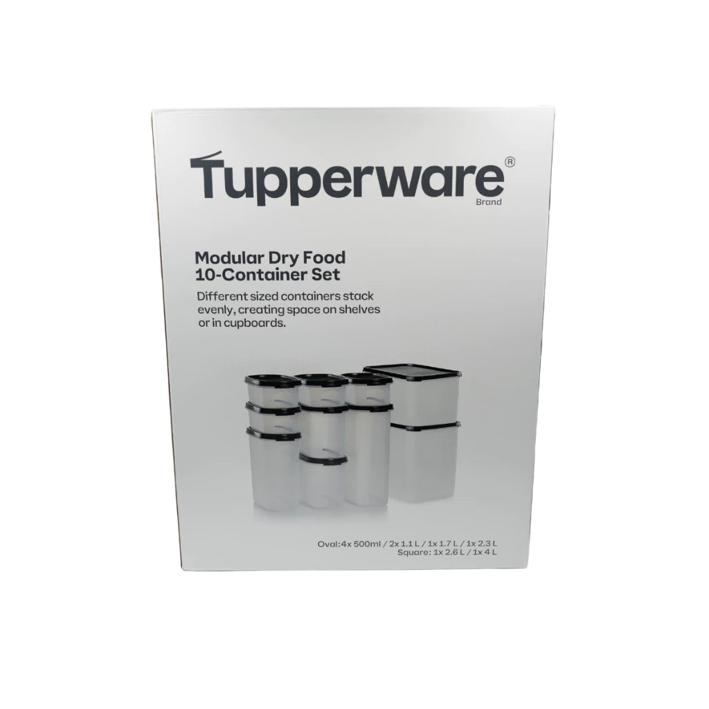 Tupperware Modular Dry Food 10pcs Container Set TP0005