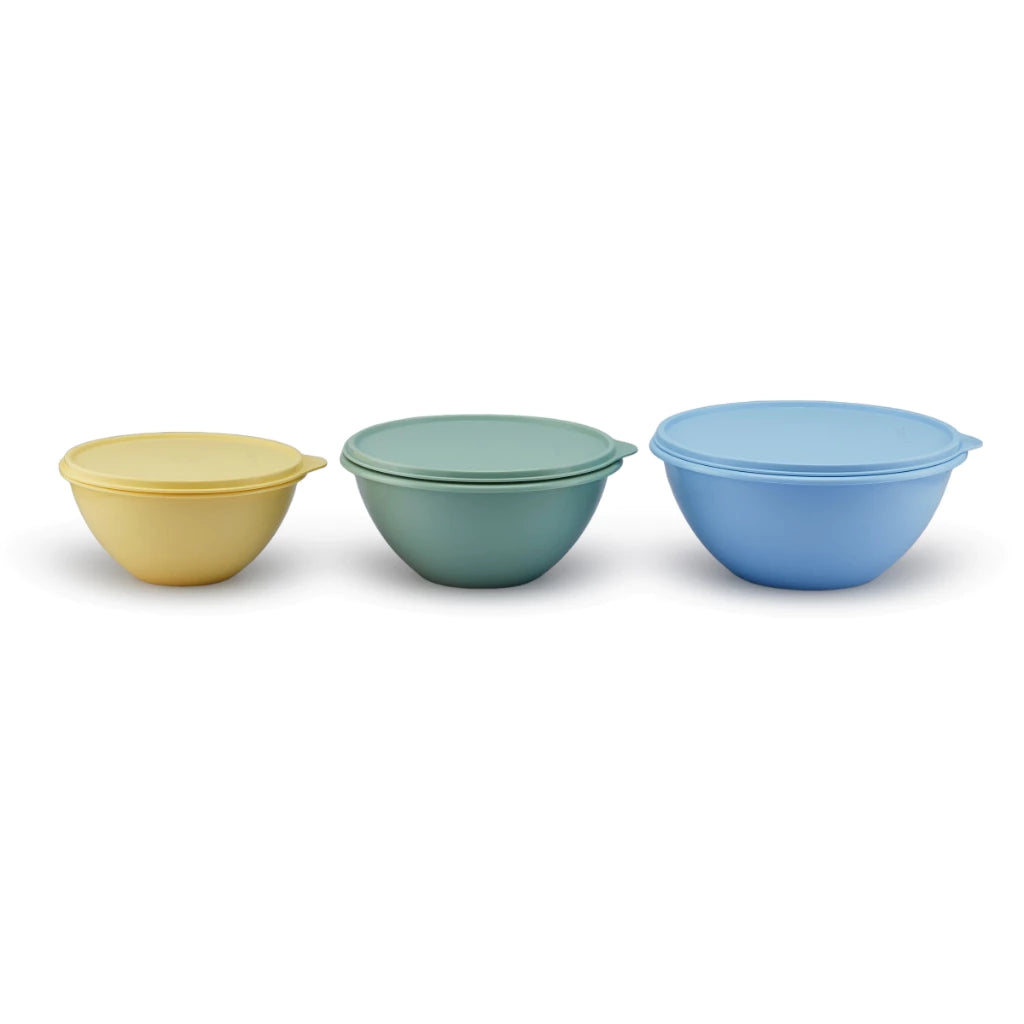 Tupperware Original 3pcs Bowl Set (1x1.1L/1x1.7L/1x2.5L) TP0015