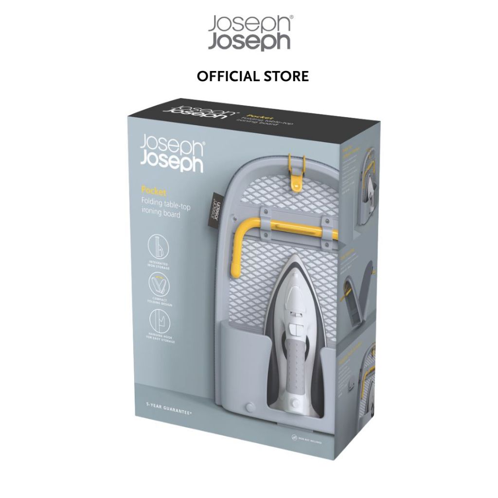 Joseph Joseph Pocket 90cm Folding Grey Ironing Board JJ0166 (Grey)  / JJ0167 (Multicolor)
