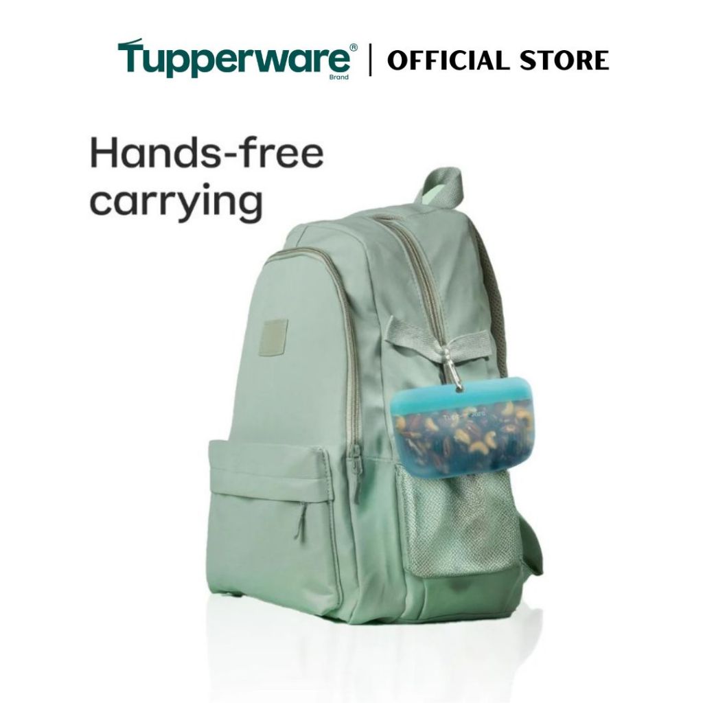 Tupperware Ultimate Silicone Slim Bag (980ml) Medium TP0046 (Freezer & Microwave Safe) Leak Proof Food Container