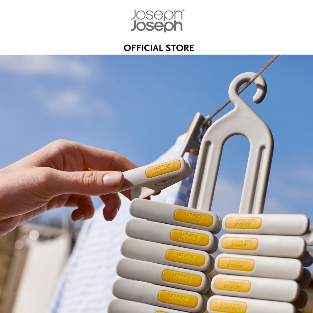 Joseph Joseph PegStore™ 30-Piece Clothes Peg Set With Storage Stand JJ0022 Laundry Hooks Laundry Clips