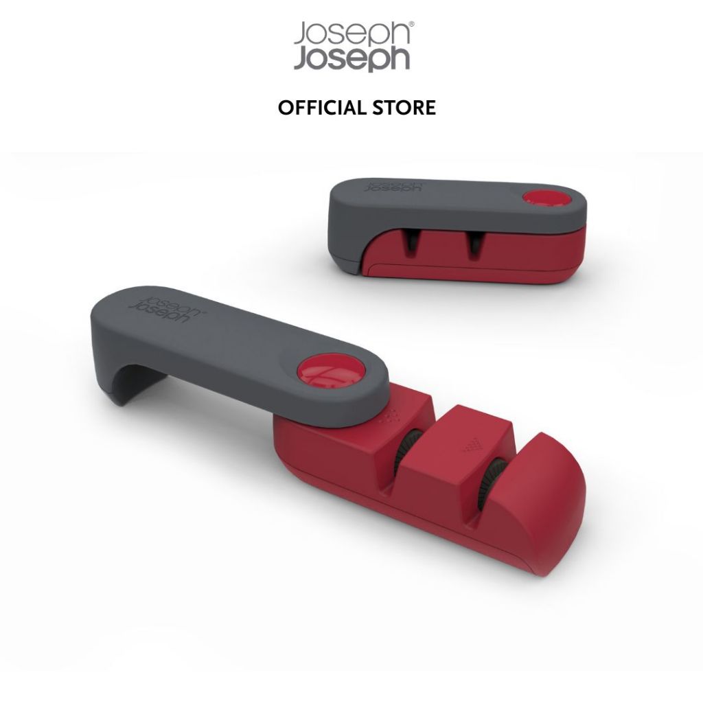 Joseph Joseph Rota™ Knife Sharpener, Red/Grey JJ0054