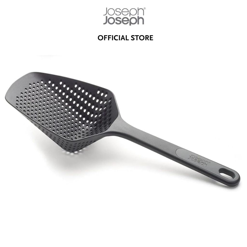 Joseph Joseph Scoop™ Plus Black Colander Pasta Strainer Noodle Stainer JJ0055 Dishwasher Safe