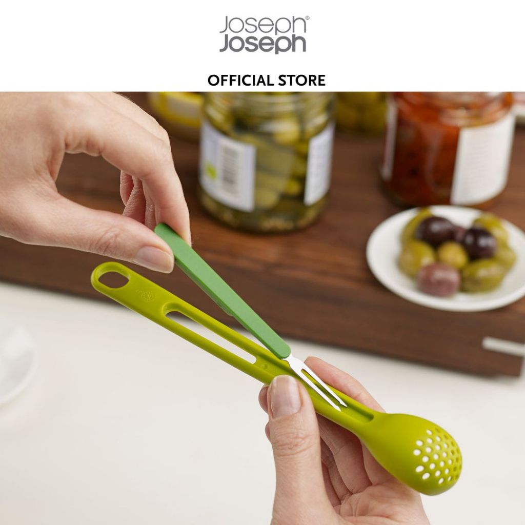 Joseph Joseph Scoop&Pick™ 2-piece Green Antipasti Set JJ0056 Scoop Olives Pickles Dishwasher Safe BPA-Free