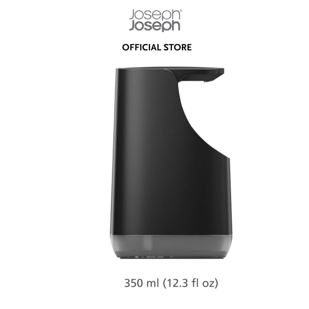 Joseph Joseph Slim™ Compact Matt Black Soap Pump 350ml JJ0025 BPA-Free soap pump