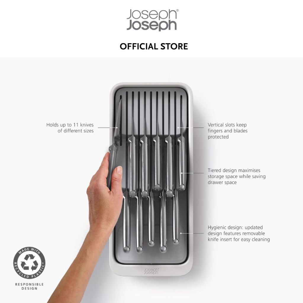 Joseph Jospeh DrawerStore™ 2-Tier Compact Knife Organiser JJ0037