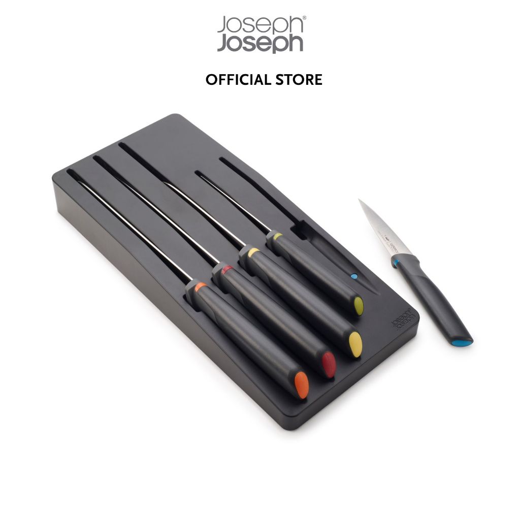 Joseph Joseph Elevate™ Store 5-piece Multicolour Knife Set with In-drawer Storage Tray JJ0064
