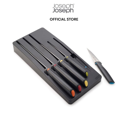 Joseph Joseph Elevate™ Store 5-piece Multicolour Knife Set with In-drawer Storage Tray JJ0064