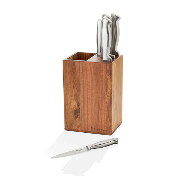 Stanley Rogers Vertical Utensil 6 Piece Knife Block HW1150, stainless steel