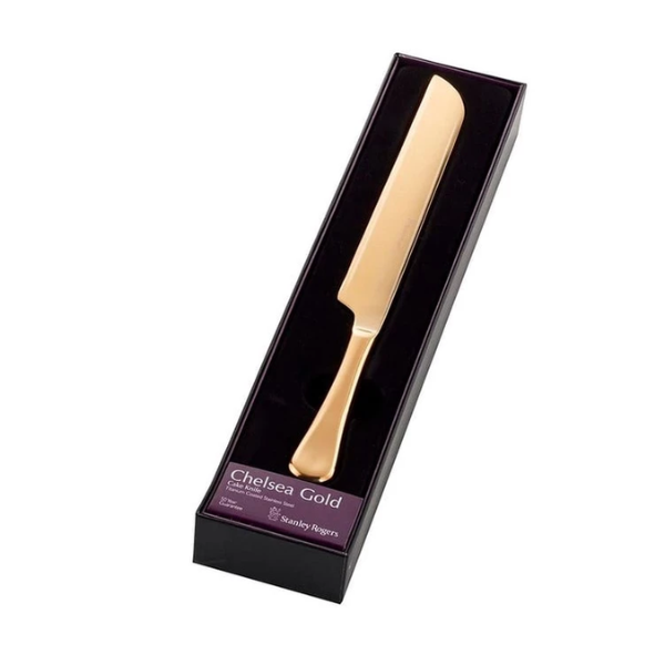 Stanley Rogers Chelsea Gold Cake Knife 1 Piece 18/10 HW1120
