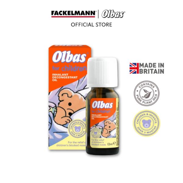 Olbas Oil For Children 12ml (For Blocked Nose Relief) LN0011