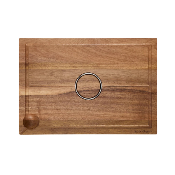 Stanley Rogers Spiked Ring Carving Board HW1151, acacia wood