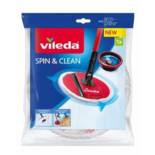Vileda Spin & Clean Mop Refill VA0063, white
