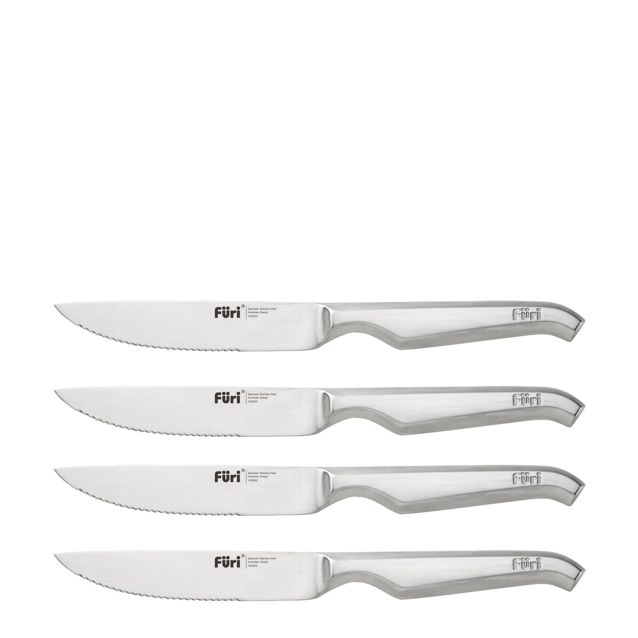 Furi Serrated Steak Knives Set 4 Piece