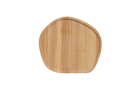 Stanley Rogers Wooden Serving Platter Round Medium HW1072, rubberwood