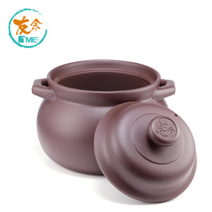 Purple Clay Soup Pot 5L